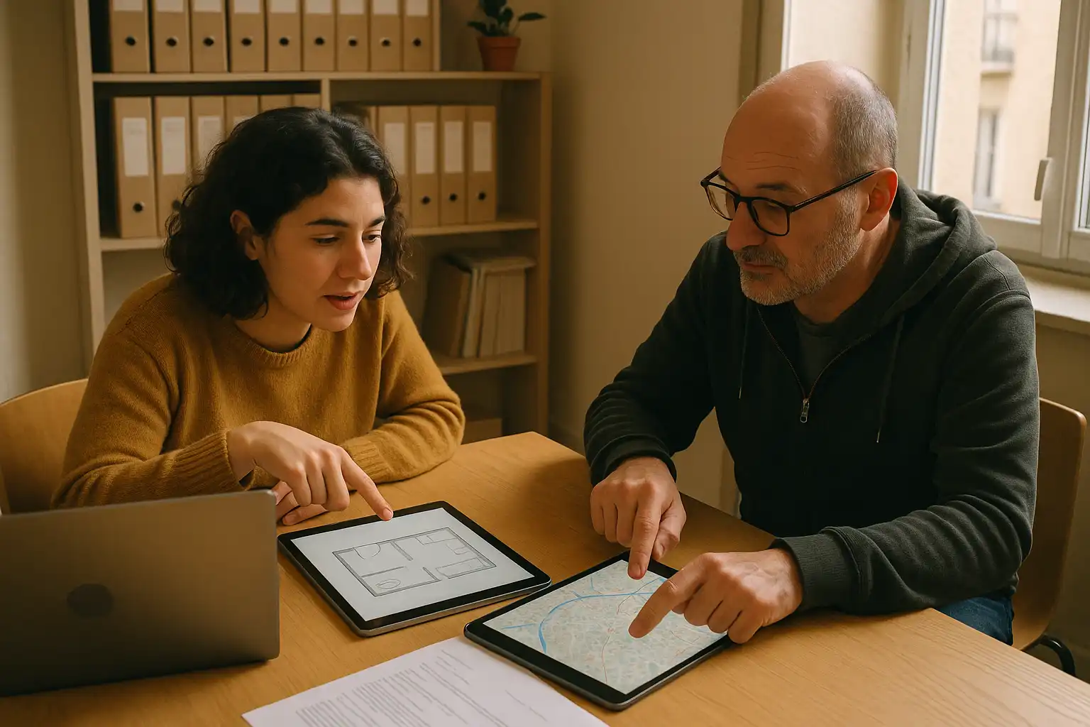 Membres de l'association Diogène Asso organisant une intervention de plomberie.